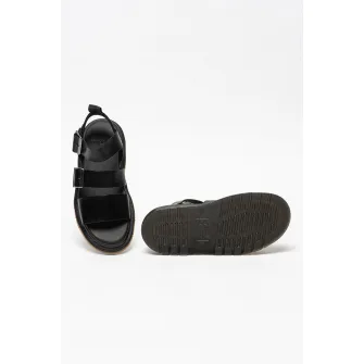 Dr. Martens, Sandale din piele Gryphon, Negru, 3