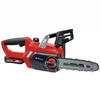 Drujba (fierastrau electric) cu lant pe acumulator Einhell Power-X-Change GE-LC 18Li kit, 18 V, lama 25 cm,viteza taiere 4.3 m/s,include acumulator 18 V 3Ah + incarcator