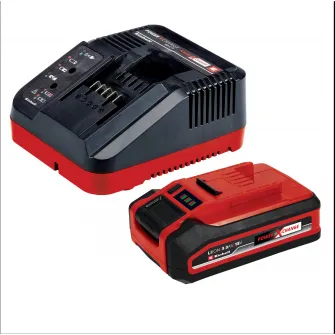 Drujba (fierastrau electric) cu lant pe acumulator Einhell Power-X-Change GE-LC 18Li kit, 18 V, lama 25 cm,viteza taiere 4.3 m/s,include acumulator 18 V 3Ah + incarcator