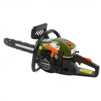 Drujba (motofierastrau) cu lant pe benzina Heinner VMF004, 2.4 CP, 45 CC, 1800 W, 40 cm lungime lama, easy start, 0.56 l benzina