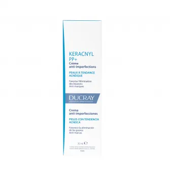 Ducray Keracnyl PP+ crema anti-acnee, 40 ml