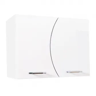 Dulap baie Badenmob 0434, cu 2 usi, MDF, PAL, 60x45x25cm, Alb