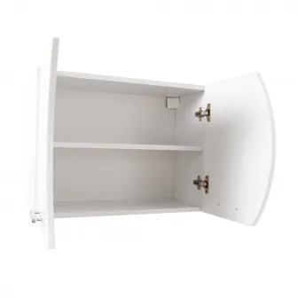 Dulap baie Badenmob 0434, cu 2 usi, MDF, PAL, 60x45x25cm, Alb