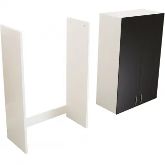 Dulap baie pentru masina de spalat Badenmob Wenge 18061, 640x300x1950 mm