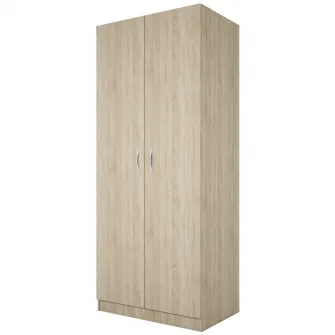 Распашной Шкаф Irim Aspen, 80x52.5x191 cm, 2 usi, 5 polite, bara haine, Sonoma Dark