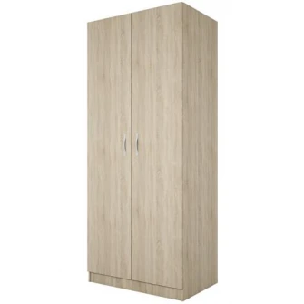Распашной Шкаф Detroit Irim, 80x52,5x191 см, 2 двери, Sonoma Dark