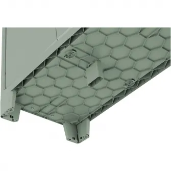 Dulap multifunctional 8 rafturi Keter Planet 250145, 15 kg/raft, certificat TUV GS, 80 x 44 x 182 cm dimensiune, verde