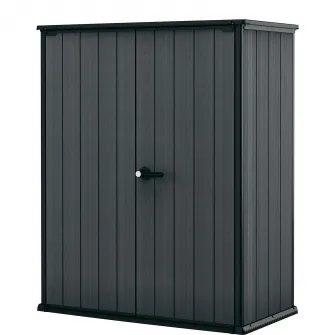 Dulap universal Cortina Alto Keter, 140x74x170.4 cm, plastic, gri