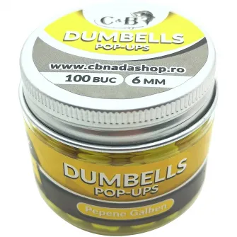 Dumbells CB Pop-ups, Pepene Galben, 6mm