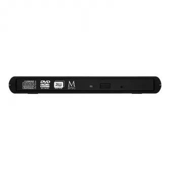 DVD-RW extern Verbatim Slimline 98938, USB 2.0, Negru