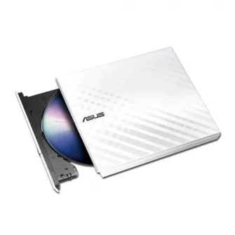 DVD writer extern ASUS SDRW-08D2S-U LITE, 8X, ultra-subtire, suport M-DISC, compatibil cu Windows si Mac OS, ASUS Webstorage gratuit 12 luni, Nero BackItUp, E-Green, Alb