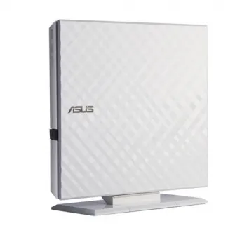 DVD writer extern ASUS SDRW-08D2S-U LITE, 8X, ultra-subtire, suport M-DISC, compatibil cu Windows si Mac OS, ASUS Webstorage gratuit 12 luni, Nero BackItUp, E-Green, Alb