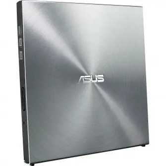 DVD writer extern ASUS SDRW-08U5S-U, 8X, ultra-subtire 12.9mm, suport M-DISC, compatibil cu Windows si Mac OS, ASUS Webstorage gratuit 12 luni, Nero BackItUp, E-Green, Argintiu