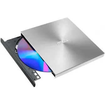 Внешний DVD-рекордер ASUS ZenDrive U8M, 8X, ультратонкий 13,9 мм, поддержка M-DISC, USB тип C, совместимость с Windows и Mac OS, Nero BackItUp, E-Green, Silver