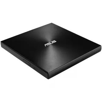 DVD writer extern ASUS ZenDrive U8M, 8X, ultra-subtire 13.9mm, suport M-DISC, USB tip C, compatibil Windows si Mac OS, Nero BackItUp, E-Green, Negru