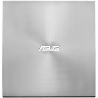 Внешний DVD-рекордер ASUS ZenDrive U8M, 8X, ультратонкий 13,9 мм, поддержка M-DISC, USB тип C, совместимость с Windows и Mac OS, Nero BackItUp, E-Green, Silver