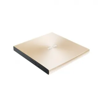 DVD writer extern ASUS ZenDrive U9M, 8X, ultra-subtire 13.9mm, suport M-DISC, compatibil cu USB tip C si tip A pentru Windows si Mac OS, Nero BackItUp, E-Green, Auriu