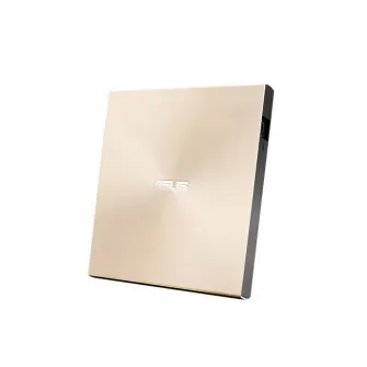 DVD writer extern ASUS ZenDrive U9M, 8X, ultra-subtire 13.9mm, suport M-DISC, compatibil cu USB tip C si tip A pentru Windows si Mac OS, Nero BackItUp, E-Green, Auriu