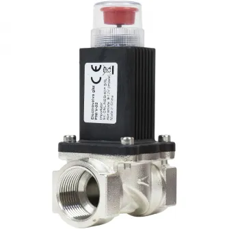 Electrovalva de gaz PNI V-02, Racord 3/4, Resetare manuala