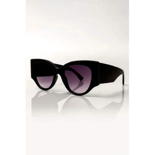 Emily Westwood, Ochelari de soare cat-eye Lillian, Negru, 53-16-138