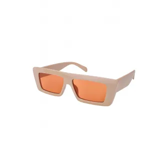 Emily Westwood, Ochelari de soare dreptunghiulari Parker, Portocaliu, Roz prafuit, 53-14-145