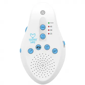 Emitator sunete albe pentru bebelusi 4 in 1 EasyCare Baby, Alb