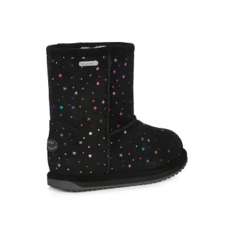Emu, Cizme fara inchidere, de piele intoarsa Sparkle, Negru, 36 EU