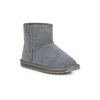 Emu, Ghete slip-on de piele intoarsa Wallaby, Albastru prafuit, 29-30 EU