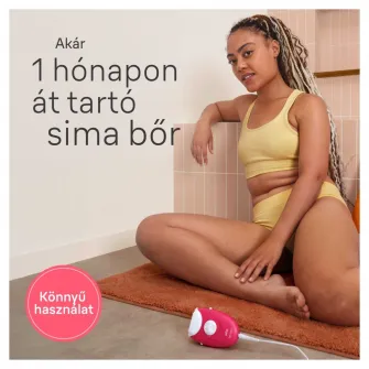 Epilator Braun Silk-Г©pil 3 3-202, MicroGrip, Smart Light, 20 de pensete, 2 viteze, Trimmer, Fucsia