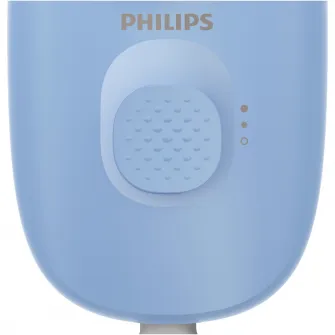 Epilator Philips Seria 4000 BRE247/00, 2 setari de viteza, cap de epilare lavabil, 4 accesorii, lumina LED, Albastru