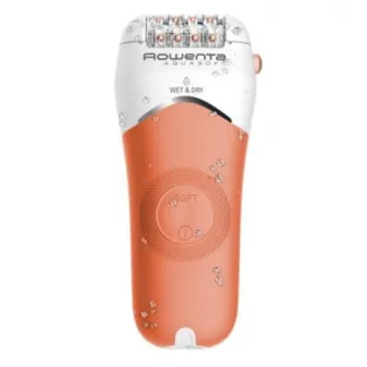 Epilator ROWENTA AquaSoft EP4920F0, 4.5W, 40 min autonomie, WetDry, 4 accesorii, Skin Respect technology, corai