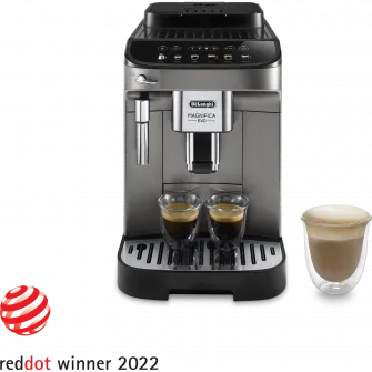 Espressor automat De'Longhi Magnifica Evo ECAM 290.42.TB, Sistem spumare lapte manual, Rasnita cu 13 setari, 1,8l, 15 bar, 1450W, Negru/Argintiu