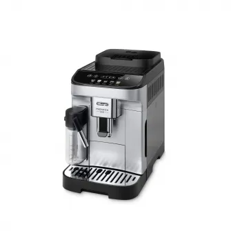 Espressor automat De’Longhi Magnifica Evo ECAM 290.61.SB, 1450W, 1,8l, 15 bar, carafa pentru lapte, sistem LatteCrema, rasnita cu 13 setari, Negru - Argintiu