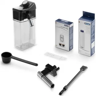 Espressor automat De'Longhi Primadonna Elite ECAM 650.55.MS, Carafa pentru lapte, Sistem LatteCrema, Rasnita cu 13 setari, Coffee Link App, 2l, 1450 W, 19 bar, Argintiu