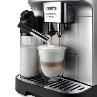 Espressor automat DeвЂ™Longhi Magnifica Evo Next ECAM 310.80.SB, Tehnologie LatteCrema, 1,9l, 15 bar, 1450W, argintiu-negru