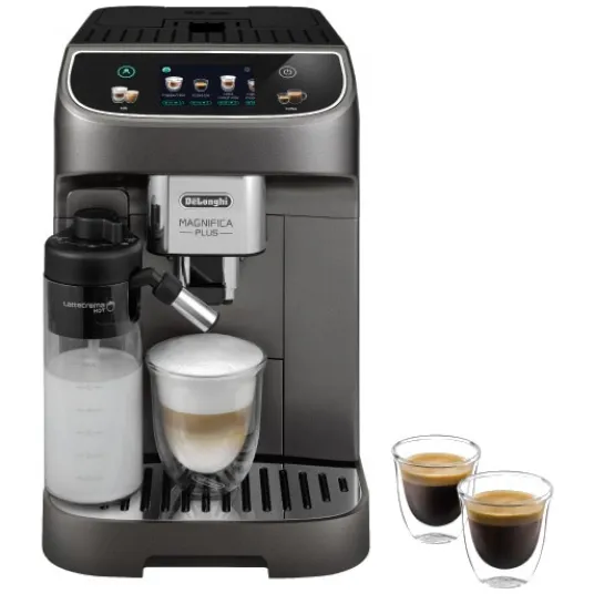Espressor automat DeвЂ™Longhi Magnifica PLUS ECAM 320.70.TB 0132250019, tehnologie LatteCrema, , 1,9 l, 15 bar, 1450 W, negru/gri inchis