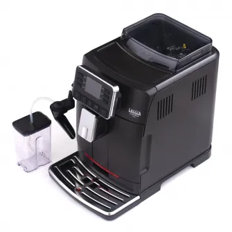 Espressor automat Gaggia Cadorna Milk, 1900W, 15 bar, 10 bauturi, carafa lapte, Negru