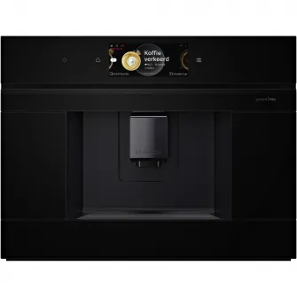 Espressor automat incorporabil Bosch Seria 8 CTL9181B0, 19 bari, 29 de specialitati de cafea, Capacitate rezervor apa 2.4 l, Capacitate boabe 500g, Capacitate rezervor lapte 0.7 l, Iluminare ceasca, CoffeePlaylist, Home Connect, Touch control, Negru