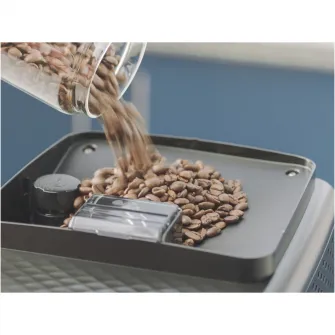Espressor automat Philips seria 3200 EP3349/70, solutie de lapte LatteGO, 6 tipuri de bauturi, ecran tactil intuitiv, Tehnologie noua SilentBrew pentru preparare silentioasa, Aplicatie Coffee+, rasnita ceramica, negru/argintiu