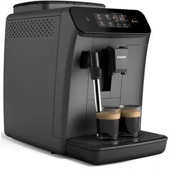 Espressor automat Philips seria 800 EP0824/00, sistem clasic de spumare a laptelui din plastic, 2 varietati de cafea, rasnita ceramica, display intuitiv, posibilitate de ajustare a tariei si a cantitatii de cafea