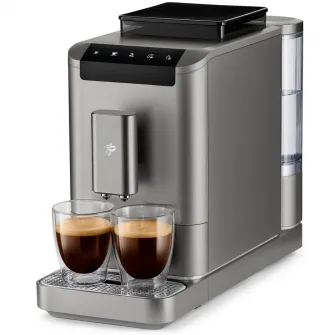 Espressor automat Tchibo Esperto 2, 618791, 19 bar, duza dubla, Argintiu