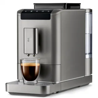 Espressor automat Tchibo Esperto 2, 618791, 19 bar, duza dubla, Argintiu