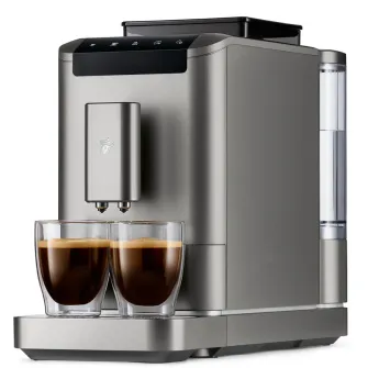 Espressor automat Tchibo Esperto 2, 618791, 19 bar, duza dubla, Argintiu