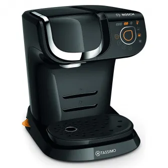 Espressor Bosch Tassimo MY WAY TAS6502, 1500W, 1.3 L, T-Disc, Tehnologie INTELLIBREW, 4 setari de memorie, capsule, Negru