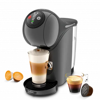 Espressor cu capsule KRUPS NESCAFÉ® Dolce Gusto® Genio S KP243B10, 15 bari presiune, 1500 W, capacitate rezervor 0.8 L, functie XL, gri
