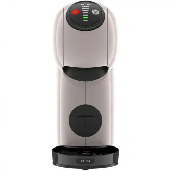 Espressor cu capsule KRUPS NESCAFÉ® Dolce Gusto® Genio S KP243AF0, 15 bari presiune, 1500 W, peste 30 de retete calde & reci, capacitate rezervor 0.8 L, functie XL, mod Eco, crem