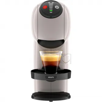 Espressor cu capsule KRUPS NESCAFÉ® Dolce Gusto® Genio S KP243AF0, 15 bari presiune, 1500 W, peste 30 de retete calde & reci, capacitate rezervor 0.8 L, functie XL, mod Eco, crem