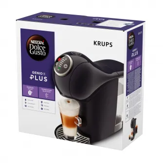Espressor cu capsule Krups NESCAFÉ® Dolce Gusto® Genio S Plus KP340B10, 15 bari, functia Hot  Cold, temperature ajustabila