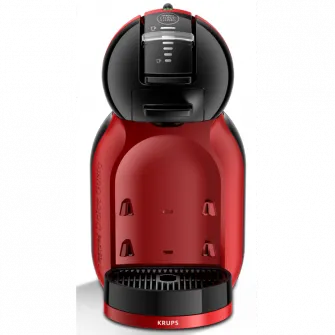 Espressor cu capsule KRUPS NESCAFÉ® Dolce Gusto® Mini Me KP123H10, 1500 W, capacitate rezervor 0.8 L ,15 bari presiune, Tehnologia Play & Select, functie Eco, rosu & negru