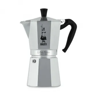 Espressor de cafea, Bialetti, Aluminiu, Moka Express, 12 portii, 670 ml, Argintiu